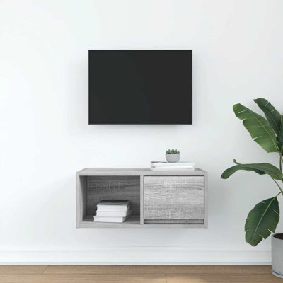 TV Cabinet 80X31x25.5 Cm Engineered Wood