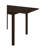 Rectangular 52-Inch Extension Dining Table, Cappuccino