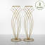 Support à fleurs en forme de sirène à queue d'aronde - Vase en métal pour mariages, réceptions et décoration intérieure moderne-69858856