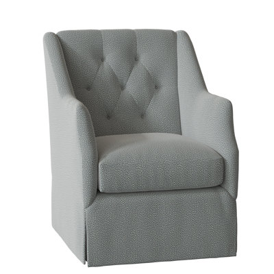 Fauteuil capitonné l 27,5 po Claudette