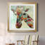 Girafe - cadre photo, impression sur papier-1270571554-1270571556