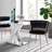 17.72'' H Velvet Upholstered Metal Side Chair-1031742251