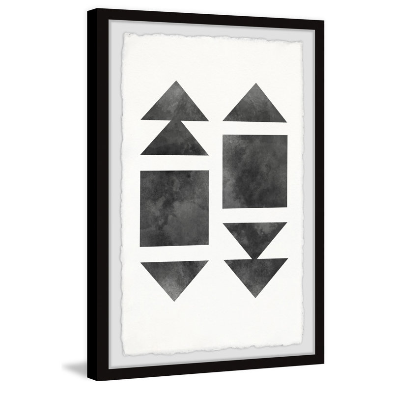 Stacked Up - Single Picture Frame Painting, 91 cm H x 61 cm W