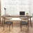 Light walnut Rectangular Solid Wood desk-109561852