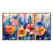 Toile avec cadre flottant brun