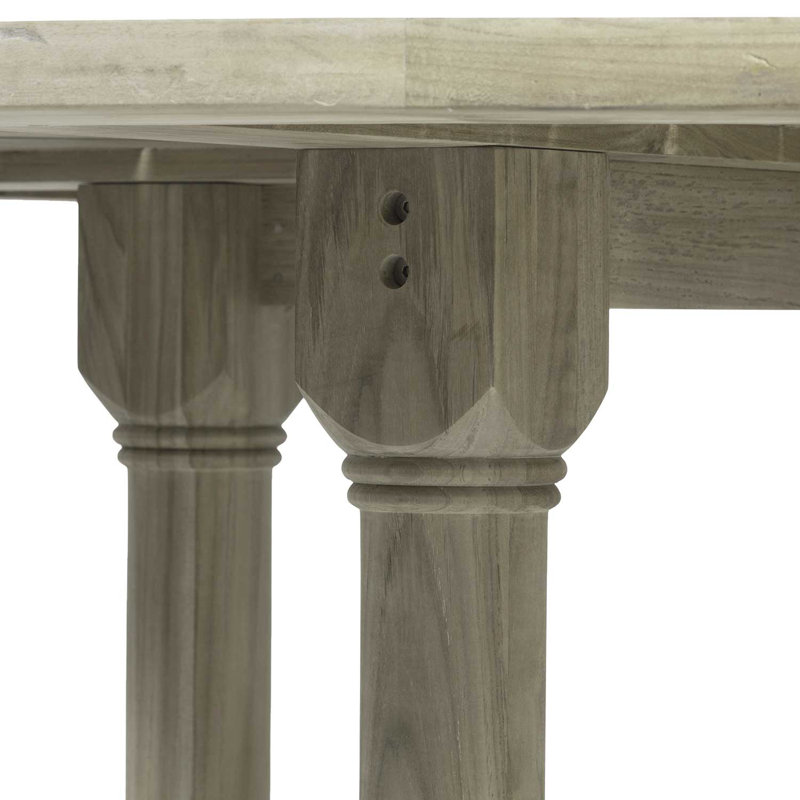 Lakeshore Outdoor Dining Table, Oyster Teak