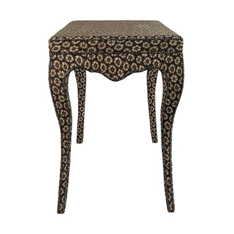 48" Linen Console Table