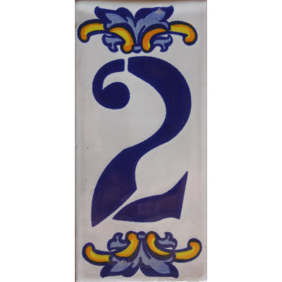 Mexican Handmade Tile House Address Villa Number Two