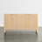  61" Modern Curved Sideboard Buffet Cabinet With 4 Fluted Doors, Adjustable Shelves & Elevated Base-1200319519