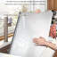 Planche à découper et plateau de cuisson double face en acier inoxydable XXL