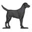 Large Bell w/ Black Lab-420554935