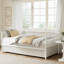 Lit de jour simple sans couchette, lit de jour simple en métal avec rangement-571496529