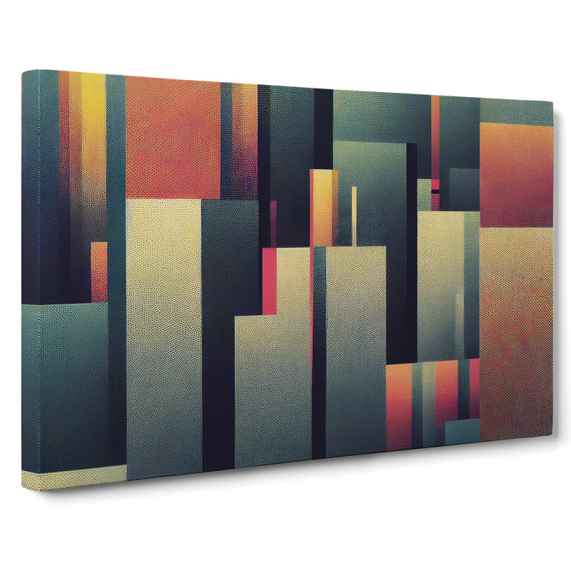 Halftone Art Vol.5 Abstract - Wrapped Canvas Print, 35cm H x 50cm W x 3cm D