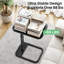 Table-plateau à hauteur ajustable avec panneau rabattable à 90 °, table d'appoint avec accoudoirs peu encombrants pour manger, ordinateur portable, canapé, lit ou petits espaces-1541451934-1541451929