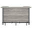 Menimen Grey Driftwood Freestanding Bar Unit