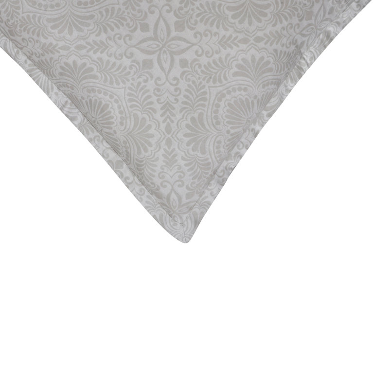 Taie décorative 100% coton, Lyla brun
