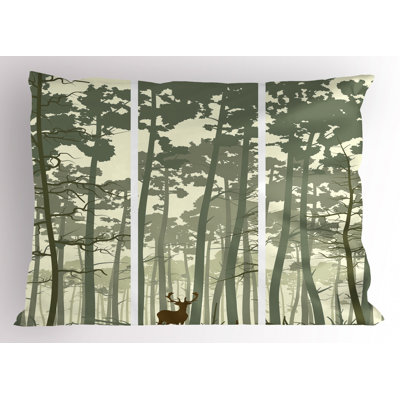 Forêt Taie décorative