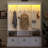 Elegant APP Controlled LED Light Hall Tree With 9 Hooks, Roman Column Design, And 3 Large Cabinets For Entryway Organization-849502957