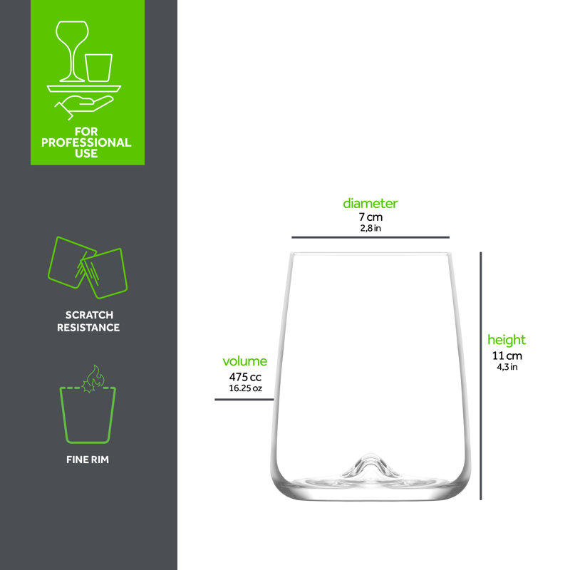 Vienna Soft Drink Glass