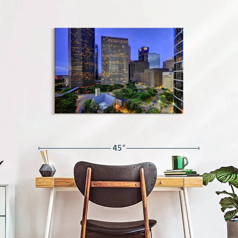 Sireci Metro Houston, 24" H x 36" W
