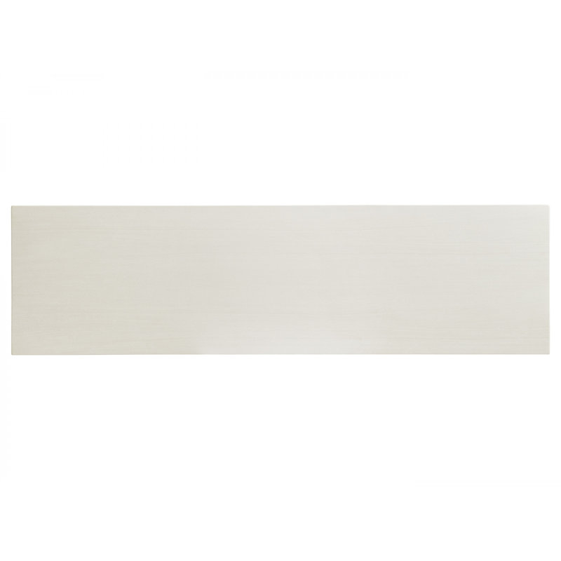 Ocean Breeze Shell White 72" Transitional Media Console with Cabinet