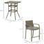 Ensemble de bar d'extérieur en osier avec fabrication robuste et tabourets confortables-1257998138-1257998139