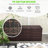 175 Gallon Outdoor Storage Box With Inner Liner, PE Rattan Wicker Deck Box With Pneumatic Bar Lift For Indoor & Outdoor Storage, Patio Furniture Cushions, Pool Toys, Garden Tools-111475360