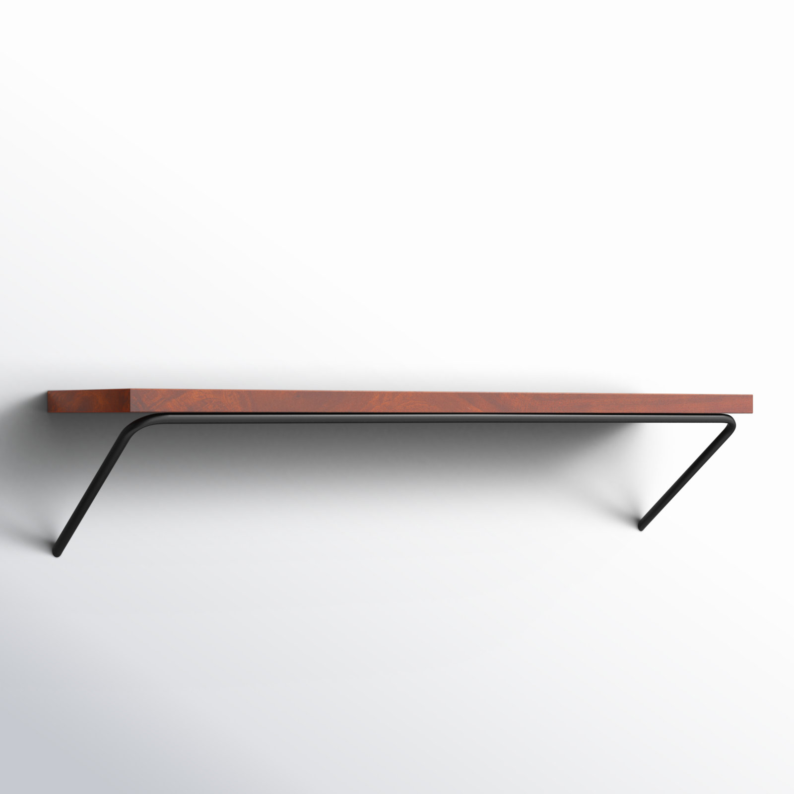 Floating Shelf, 7.5'' H X 24'' W X 8'' D, Walnut