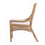 Chaise de salle à manger en rotin de 19 po de hauteur Beachwood