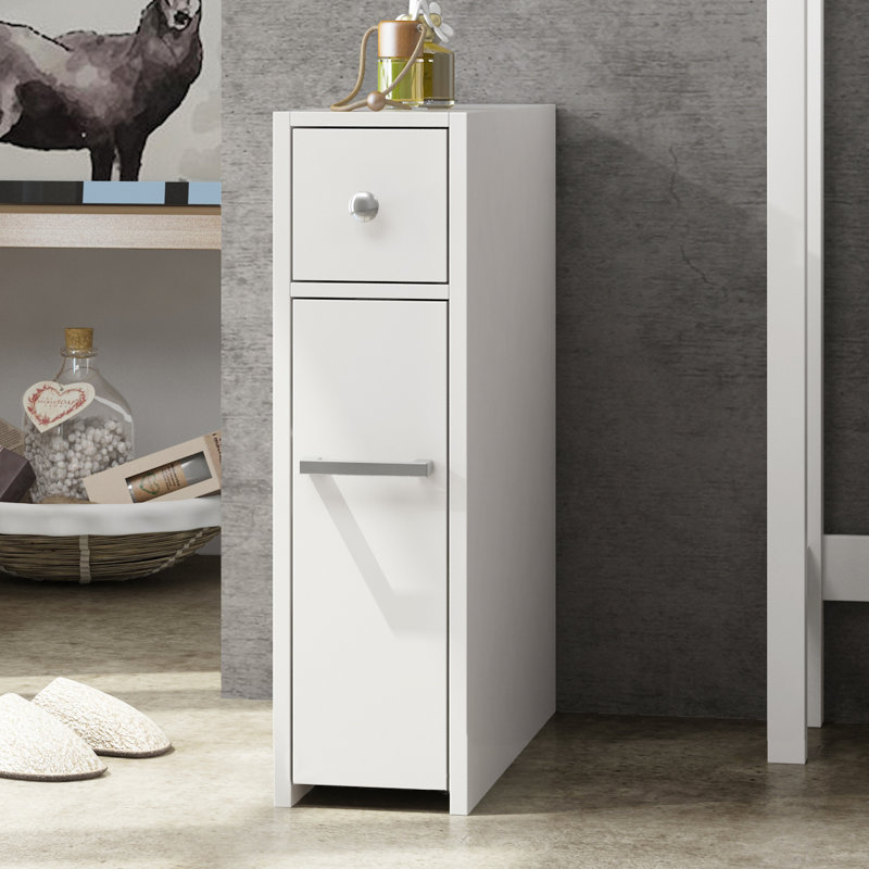 Lall Bathroom Cabinet, White