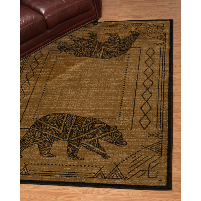 Tapis taupe Sayre, Tapis de couloir de 1 pi 10 po x 7 pi 2 po