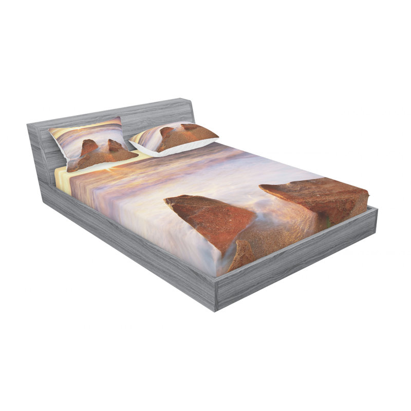 Microfiber Sheet Set, Full Sheet Set with Fitted Sheet