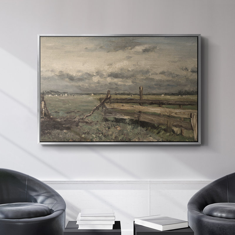Paysage rétro - CM XXII - impression, Toile tendue, H 13 po x l 19 po x P 1,5 po
