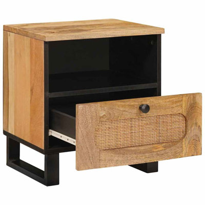 40cm W Solid Wood Bedside Table
