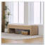 Banc rembourré 66,9 po moderne avec accoudoirs surdimensionnés pour lit d'entrée-50325876