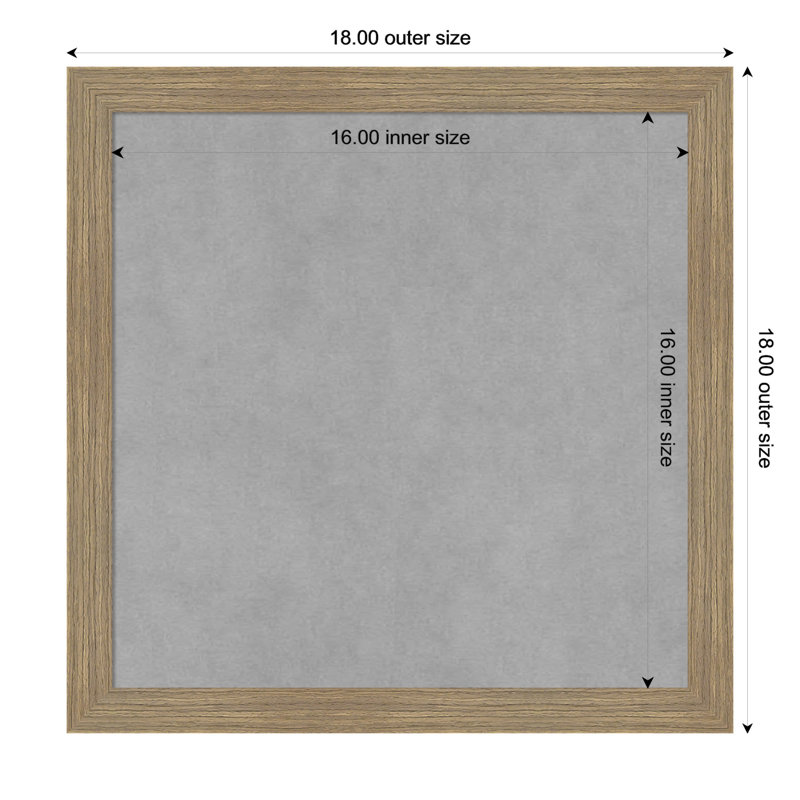 Tableau magnétique en métal Musa, H 18 po x l 18 po