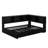 Full Size Metal Daybed With Trundle,Storage Cabinets And USB Ports-976858808