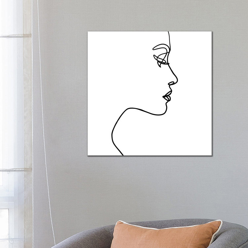 Femme №24 Square 1 Piece Wrapped Canvas Wall Art, 66.04 cm H x 66.04 cm W x 3.175 cm D