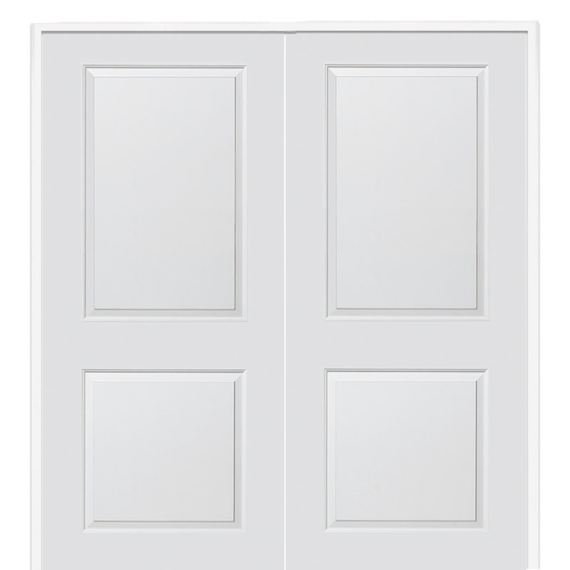 Porte standard en bois manufacturé lambrissé, 56 po x 96 po