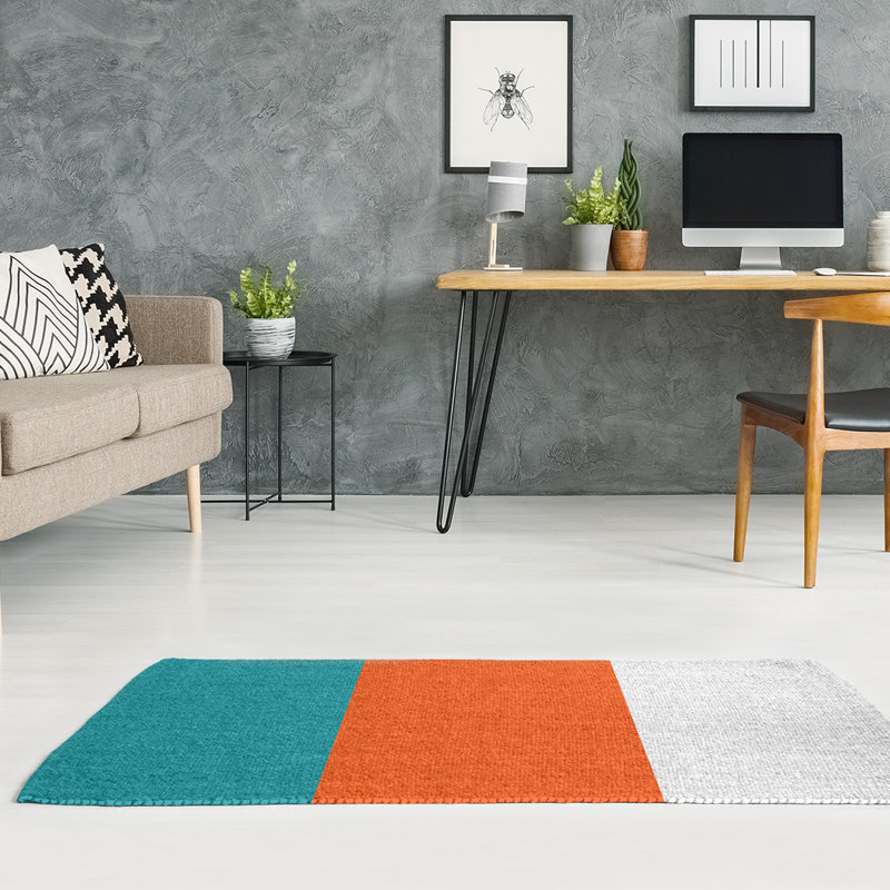 Chenille Indoor Rug, Rectangle 5' x 7'