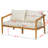 Westin Outdoor Acacia Wood Loveseat
