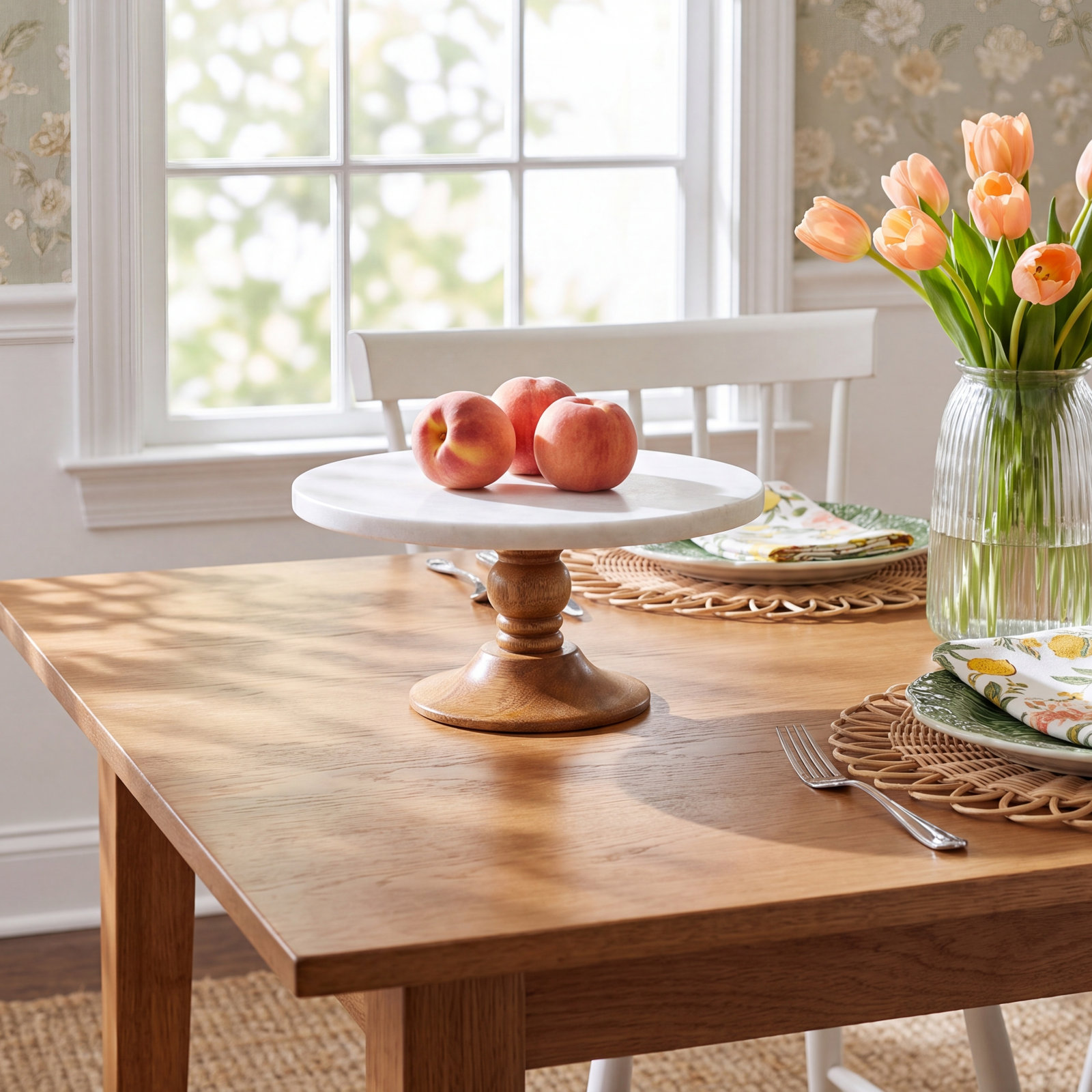 Minturn Mango Wood Cake Stand