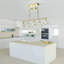 10 - Light Gold LED Kitchen Island Pendant