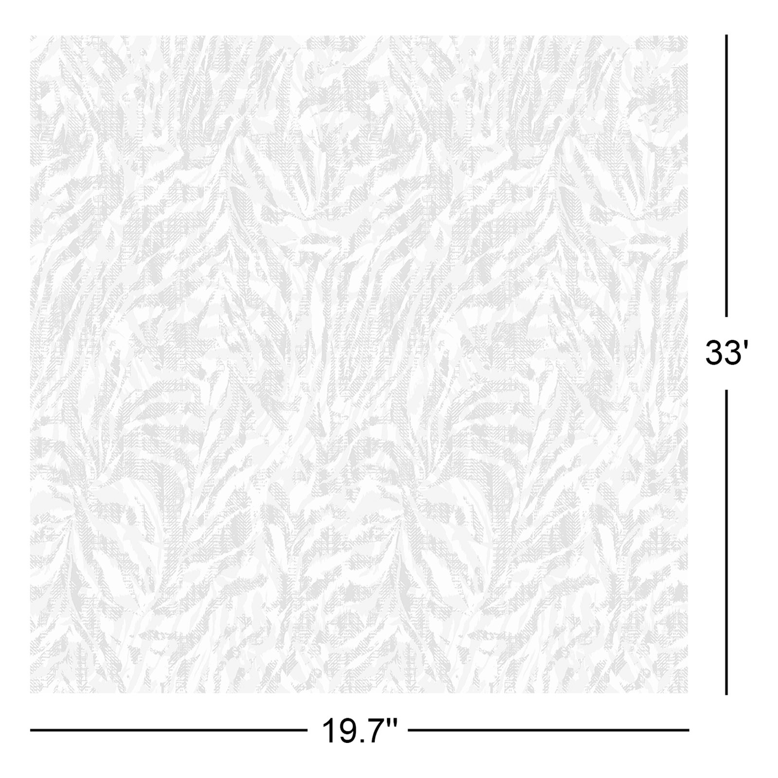 Montiel Modern Animal Print Wallpaper, Charcoal