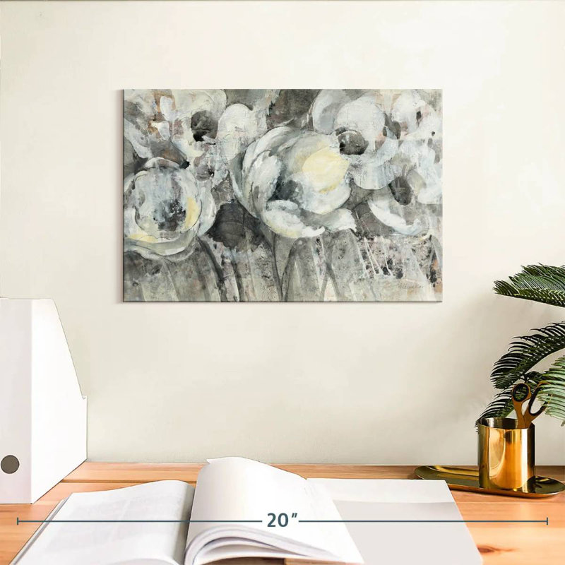 Fantaisie florale, H 8 po x l 12 po