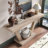 60 Inches Vintage Distressed Wood Entryway Bench With 2Tier Solid Wood Veneer Storage Cabinet, Rustic Wide Design For Hallway, Living Room & Behind Sofa, Antique Natural-1433612402