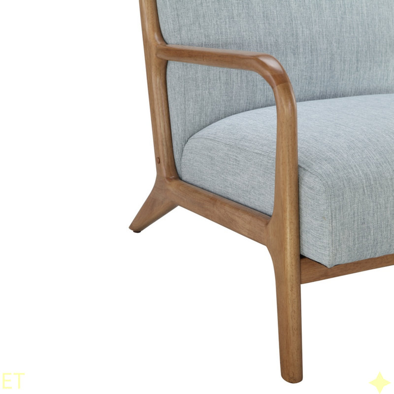 Lounge Chair, Comfort Chair, Light Blue