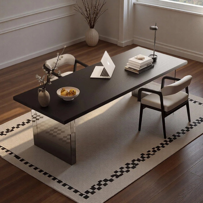 Bureau simple et moderne, H 29,53 po x l 70,87 po x P 31,5 po