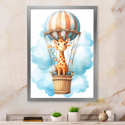 «Nursery Adorable Giraffe IV», reproduction sur toile
