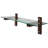 Modern Wall Shelf, Walnut Color, 33.5 x 9.8 x 9.8 inches | 100% Tempered Glass & 100% Solid Pine Wood Frame, Thickness: 0.3 inches | Stylish & Functional Storage Solution for Home & Office, Easy Wall-Mount Design-1262875757